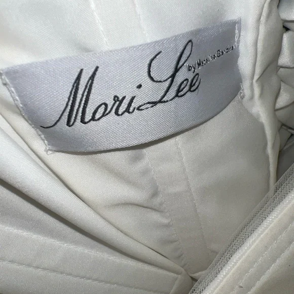 Mori Lee Beaded Ball Gown Dress 3/4 Sweetheart Corset Tulle – Formal/Quinceañera - Picture 7 of 10